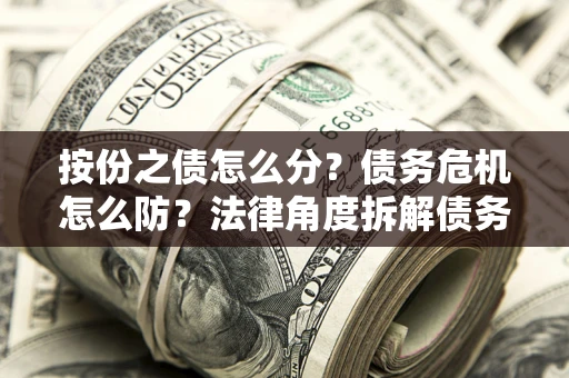 武汉按份之债怎么分？债务危机怎么防？法律角度拆解债务分配与风险自保指南