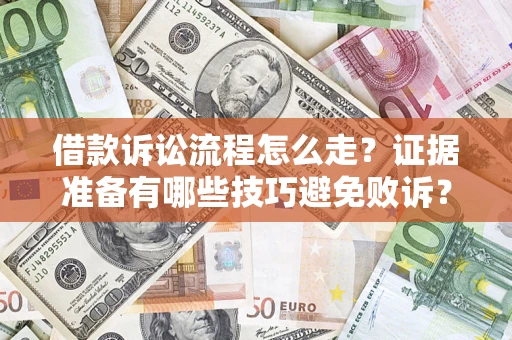 武汉借款诉讼流程怎么走？证据准备有哪些技巧避免败诉？