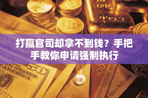 武汉打赢官司却拿不到钱？手把手教你申请强制执行