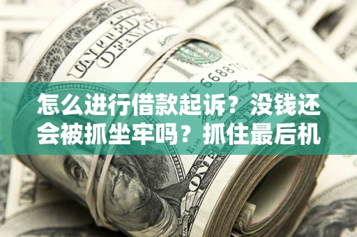 武汉怎么进行借款起诉？没钱还会被抓坐牢吗？抓住最后机会！