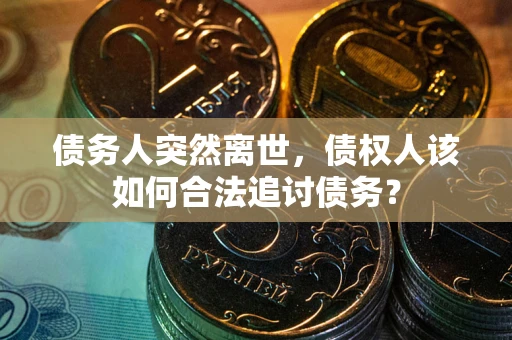 武汉债务人突然离世，债权人该如何合法追讨债务？