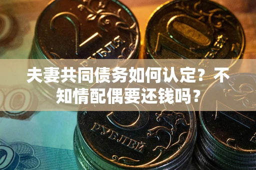 武汉夫妻共同债务如何认定？不知情配偶要还钱吗？