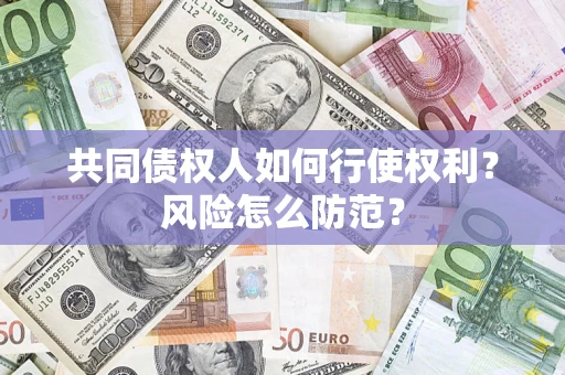 武汉共同债权人如何行使权利？风险怎么防范？