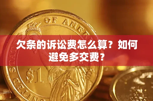 武汉欠条的诉讼费怎么算？如何避免多交费？
