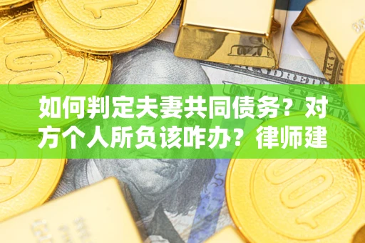 武汉如何判定夫妻共同债务？对方个人所负该咋办？律师建议