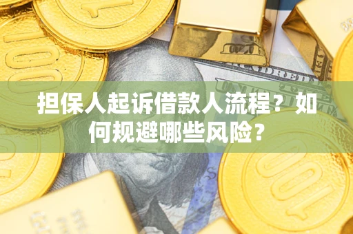 武汉担保人起诉借款人流程？如何规避哪些风险？