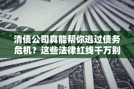 武汉清债公司真能帮你逃过债务危机？这些法律红线千万别踩