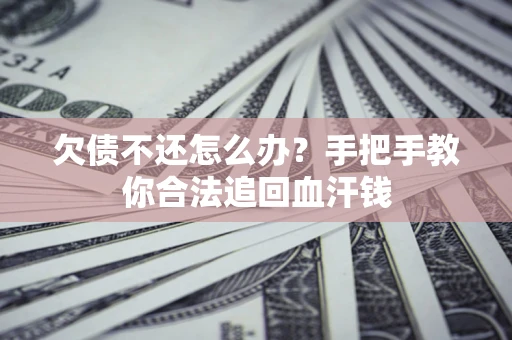 武汉欠债不还怎么办?手把手教你合法追回血汗钱 武汉欠债不还怎么办?手把手教你合法追回血汗钱