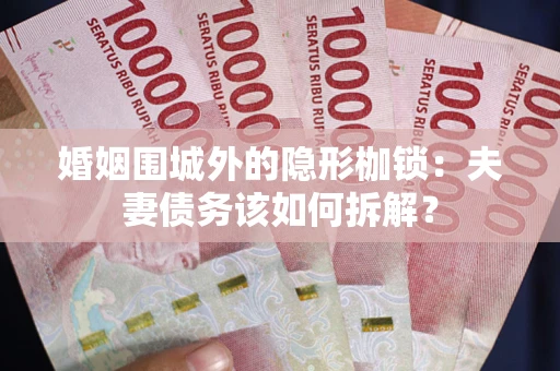 武汉婚姻围城外的隐形枷锁：夫妻债务该如何拆解？