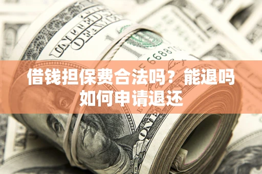 武汉借钱担保费合法吗？能退吗如何申请退还