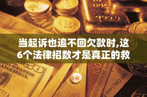 武汉当起诉也追不回欠款时,这6个法律招数才是真正的救命稻草
